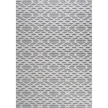 Ararat High-low Pile Moroccan Diamond Modern Indoor/outdoor Area Rug